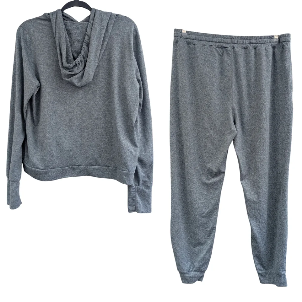 Vuori Mallorca Blue Cozy Hoodie & Jogger Set - Picture 2 of 3